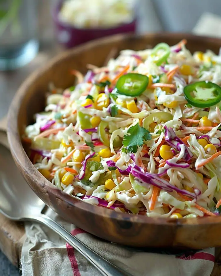 Jalapeno Corn Coleslaw
