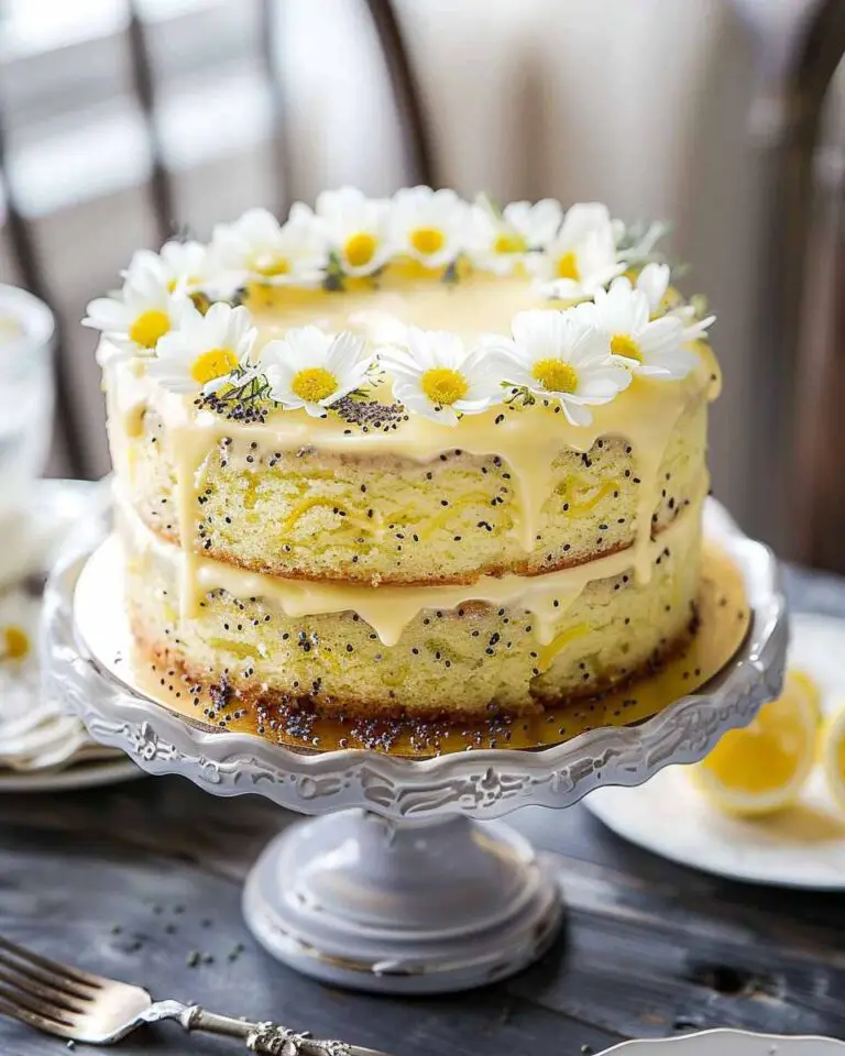 Lemon Curd Poppy Seed Cake