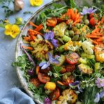 Spring Salad with Roasted Veggies