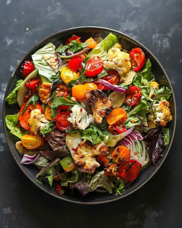 Spring Salad with Roasted Veggies