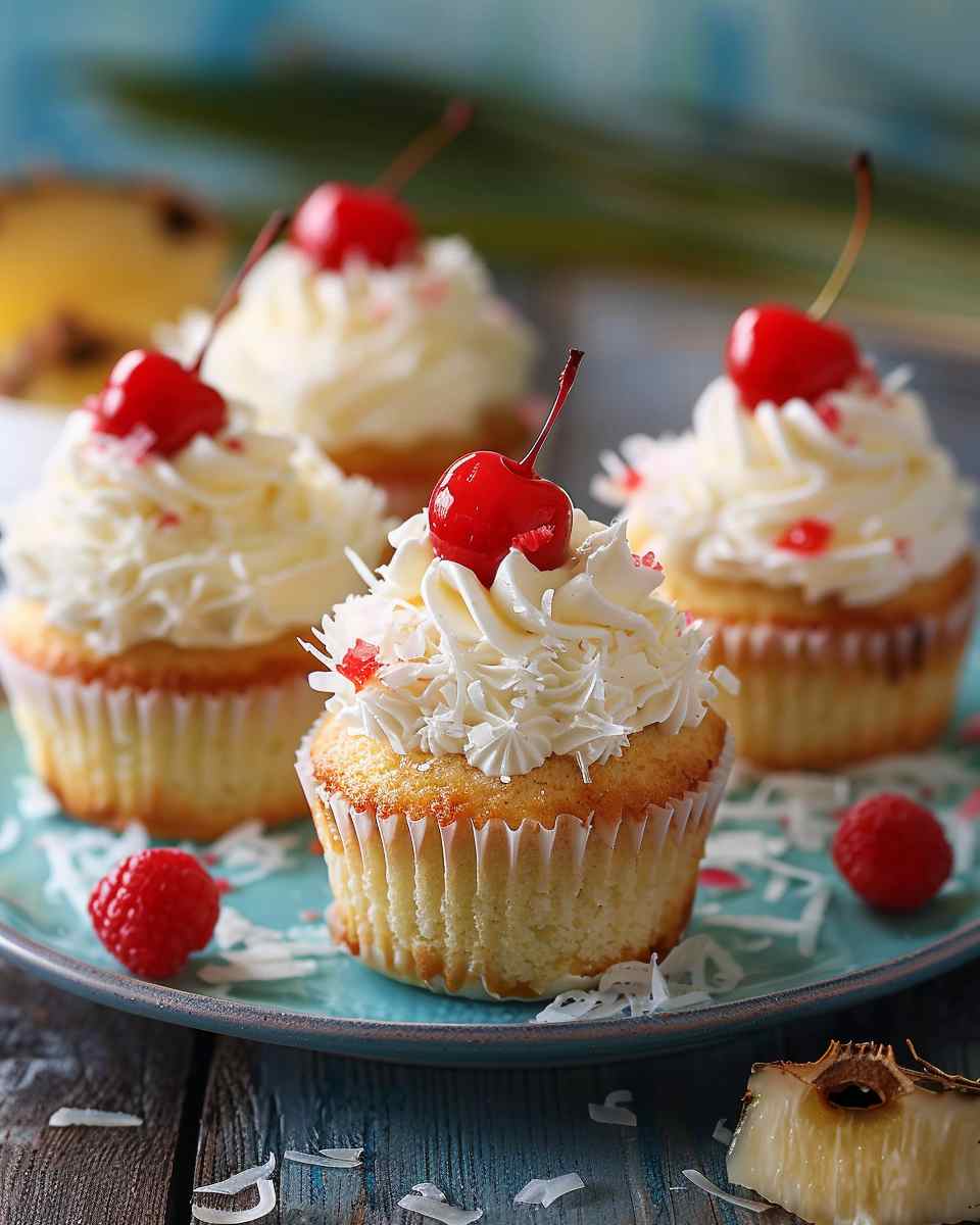 Pina Colada Cupcakes