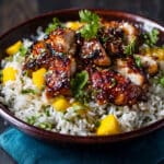 Irresistible Sweet & Savory Asian Mango Glazed Chicken Twists