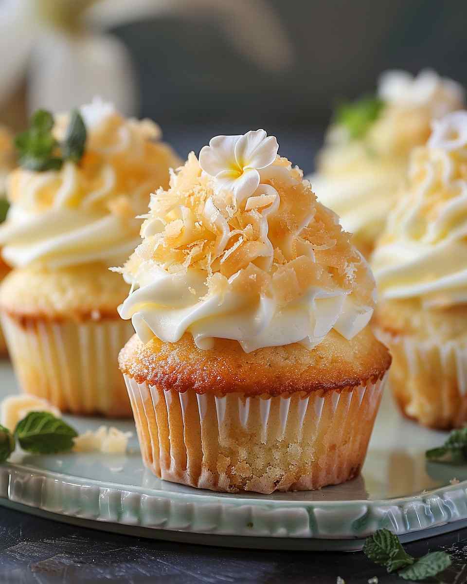 Pina Colada Cupcakes
