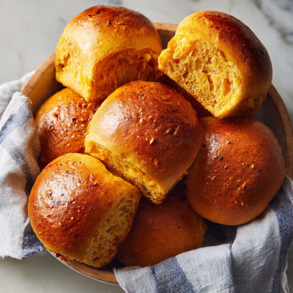 Sweet Potato Dinner Rolls