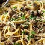 30-Minute Beef and Garlic Butter Pasta Recipe