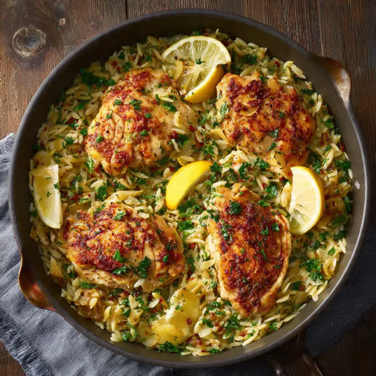 One-Pan Lemon Chicken & Orzo