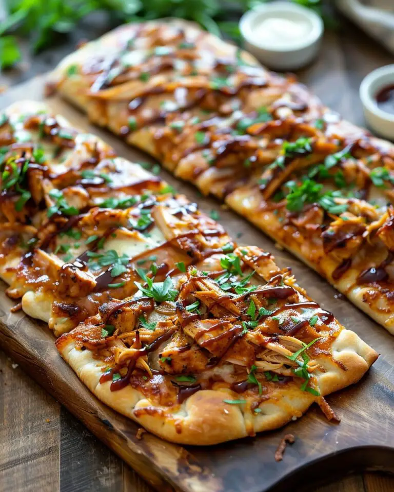Easy BBQ Chicken Flatbread Recipe