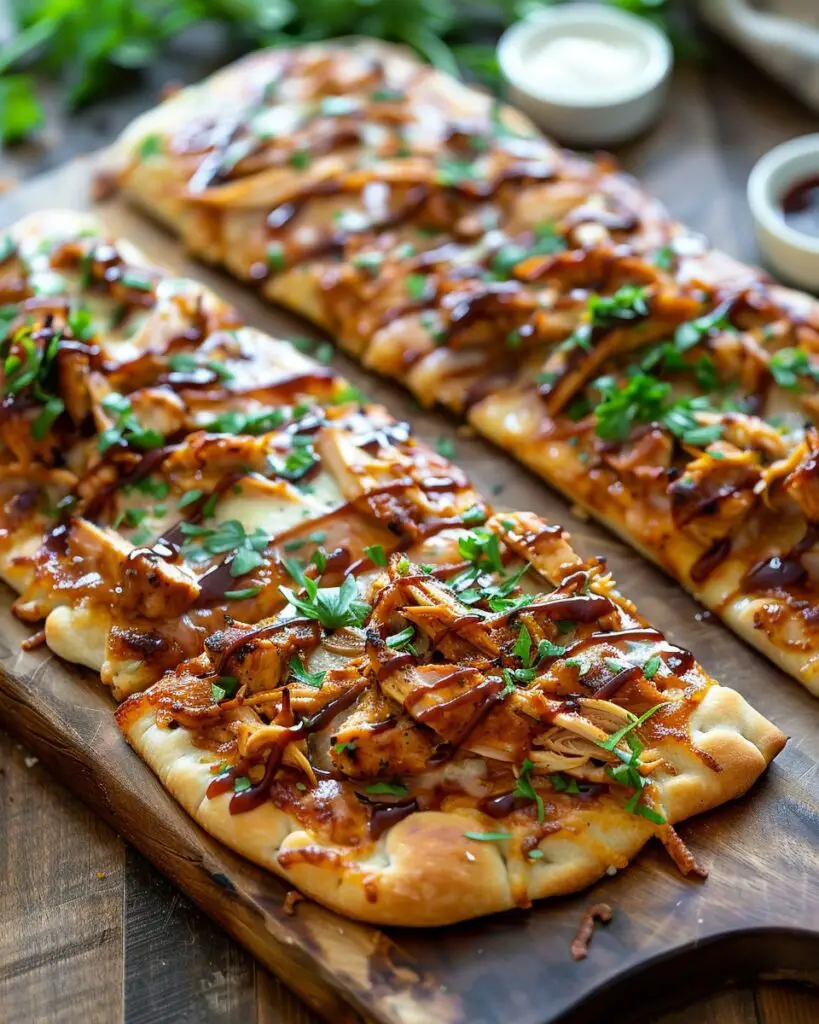 Easy BBQ Chicken Flatbread Recipe