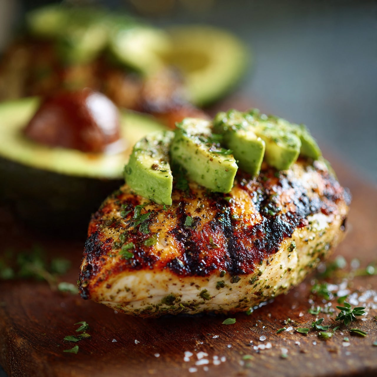 Grilled California Avocado Chicken