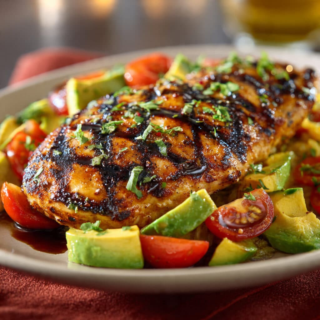 Grilled California Avocado Chicken