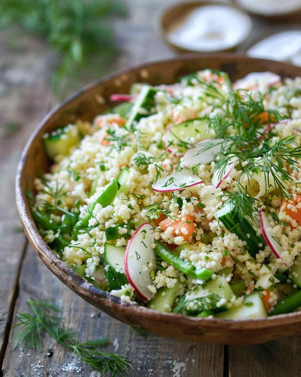 Tasty Easter Spring Couscous Salad