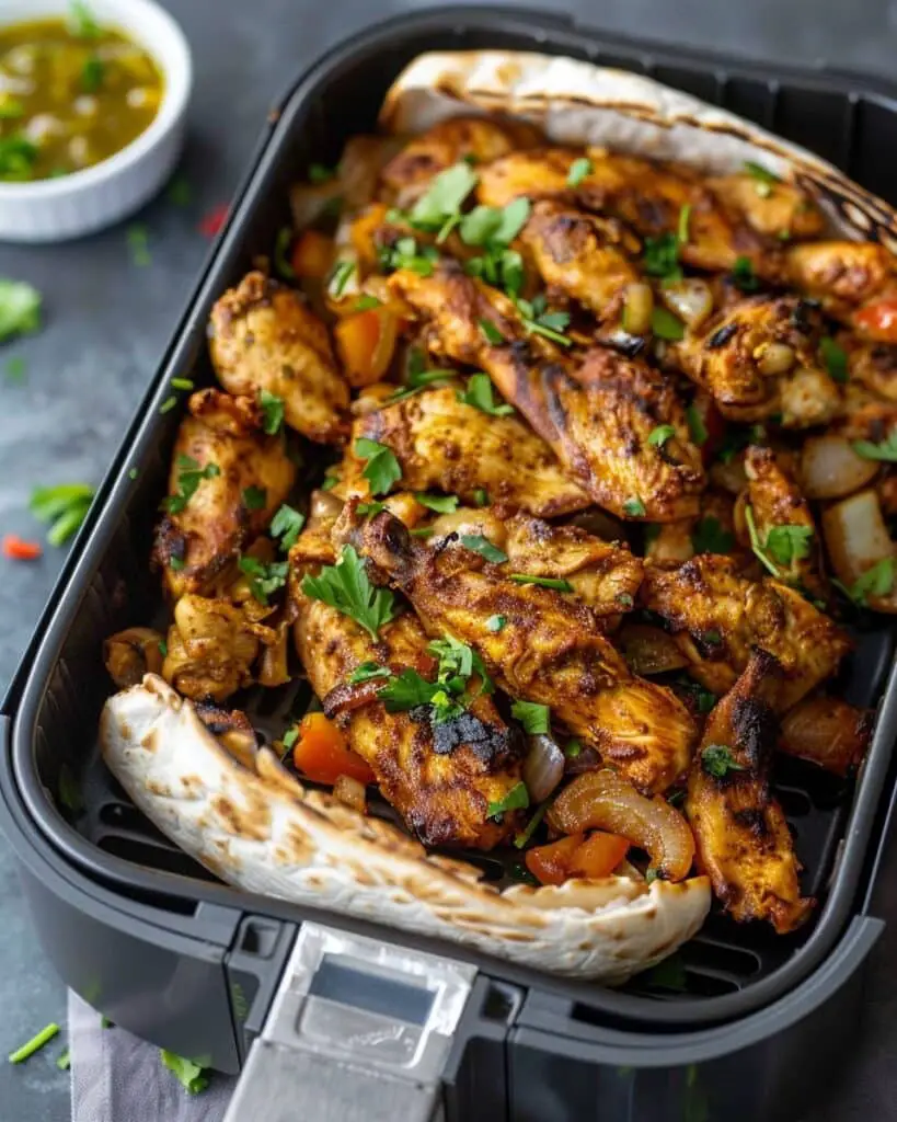 Air Fryer Chicken Shawarma