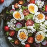 Tasty Easter Spring Salad with Goat Cheese