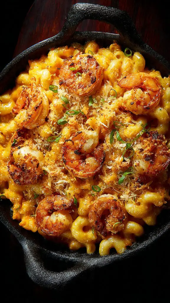 Irresistible Cajun Shrimp Mac and Cheese