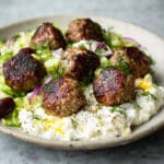 Keto Greek Meatballs