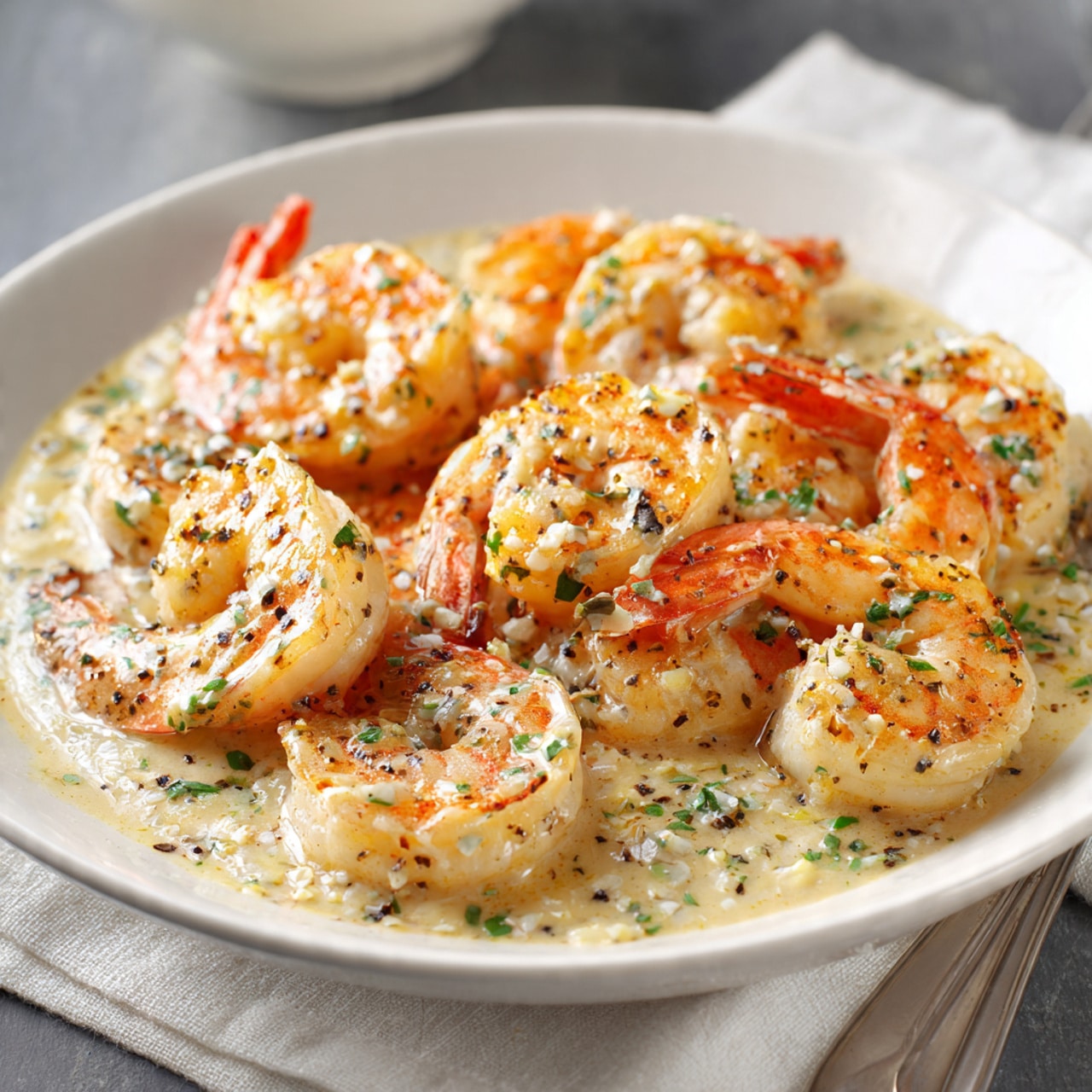 Creamy Garlic Shrimp