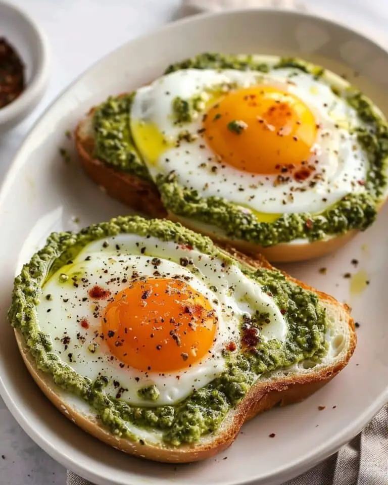 Easy Pesto Eggs Recipe