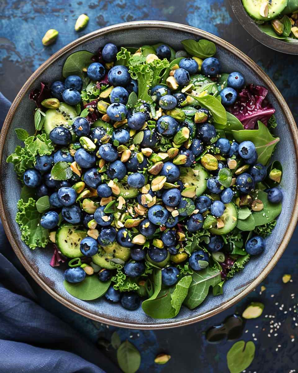 Blueberry Pistachio Spring Salad 5 Blueberry Pistachio Spring Salad