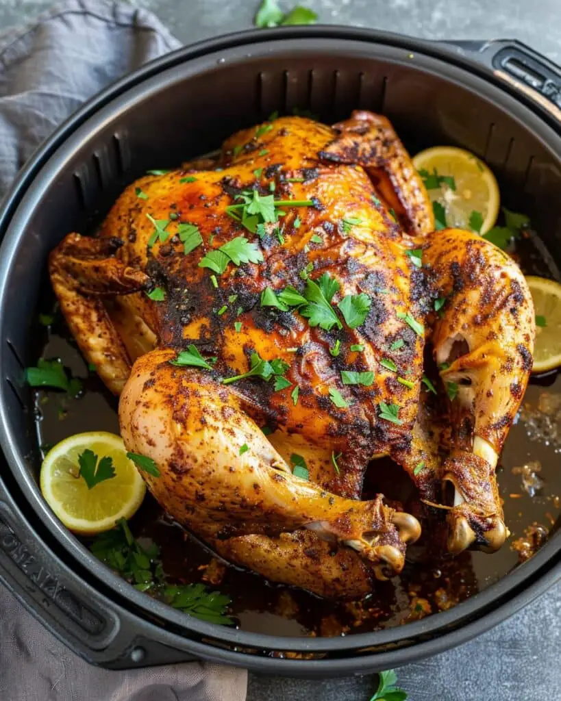 Air Fryer Whole Chicken