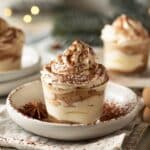 Eggnog Tiramisu Cups