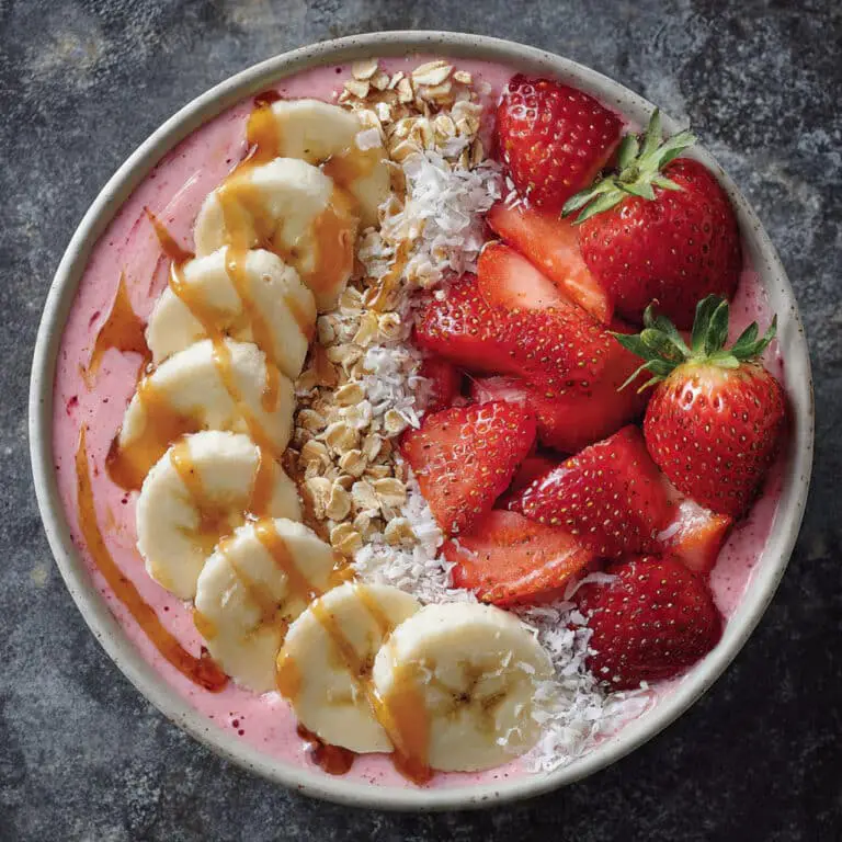 Strawberry Banana Smoothie Bowl