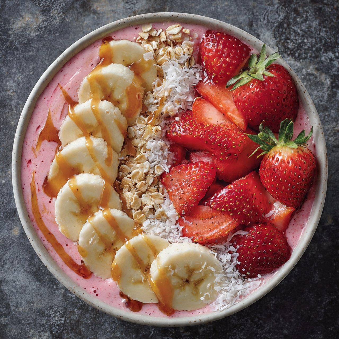 Strawberry Banana Smoothie Bowl