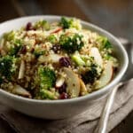 Broccoli Apple Quinoa Salad