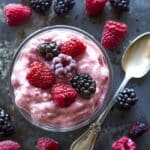 Vanilla Berry Protein Pudding