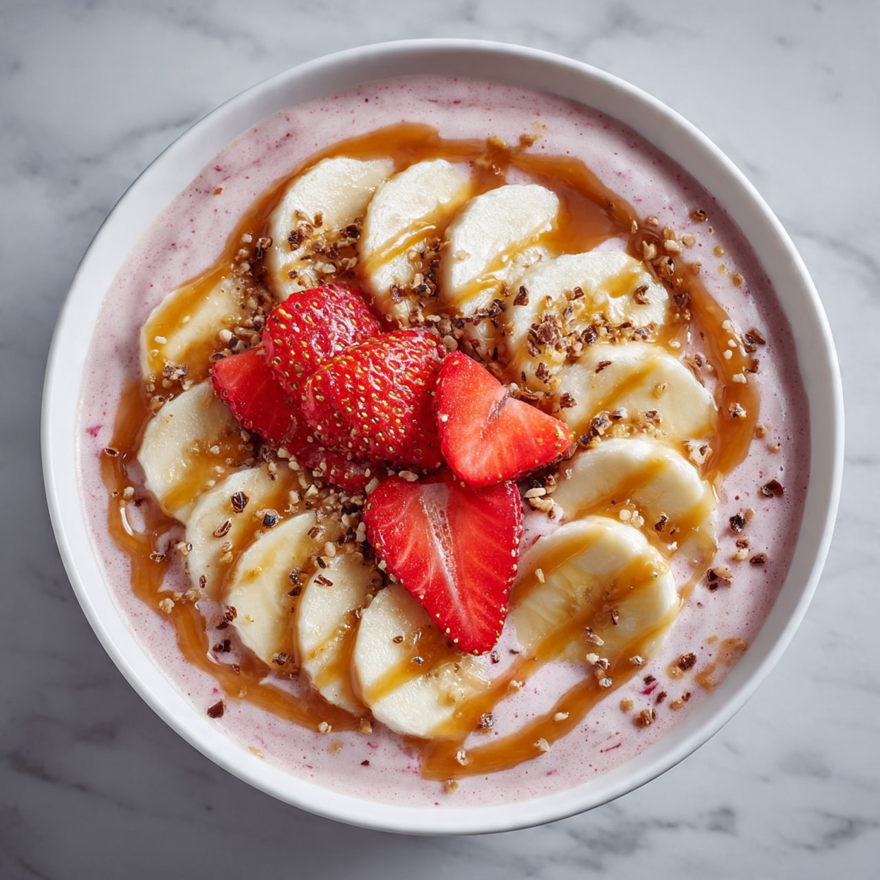 Strawberry Banana Smoothie Bowl