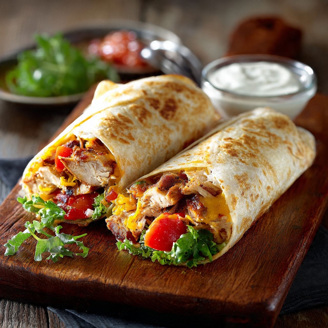 Southwest Chicken Wraps