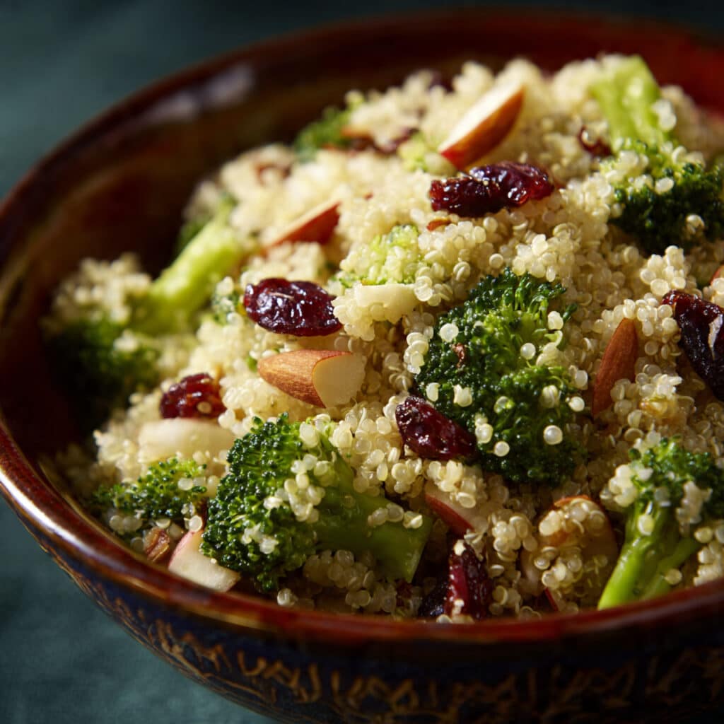 Broccoli Apple Quinoa Salad