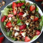 Sweet & Savory Strawberry Crunch Salad