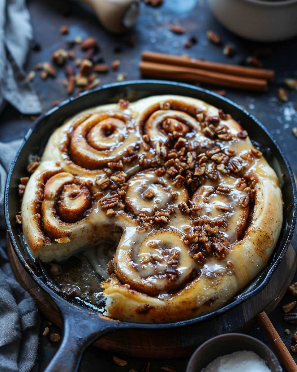 Irresistible Brown Butter Cinnamon Roll Skillet 6 Irresistible Brown Butter Cinnamon Roll Skillet