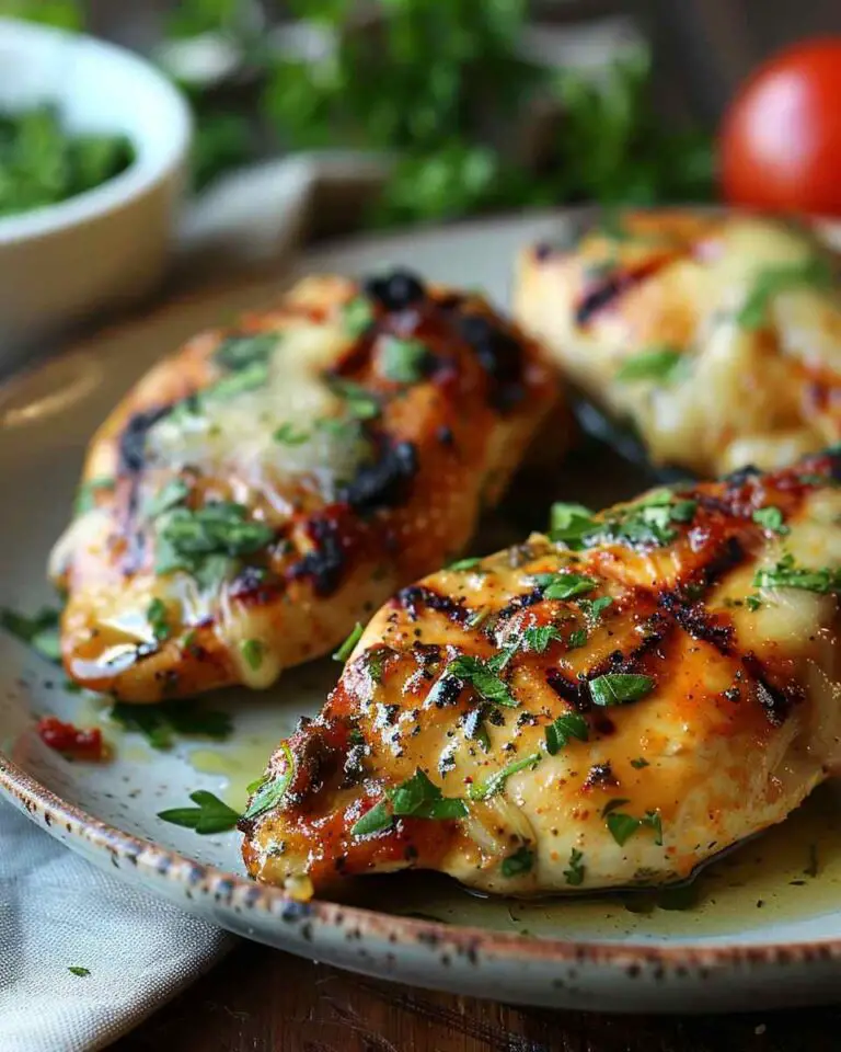 Grilled Salsa Verde Pepper Jack Chicken