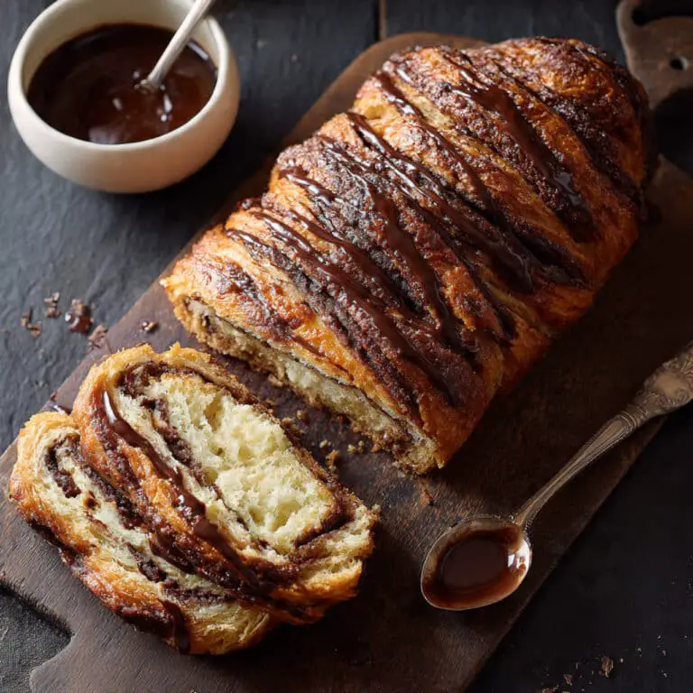 Chocolate Croissant Loaf