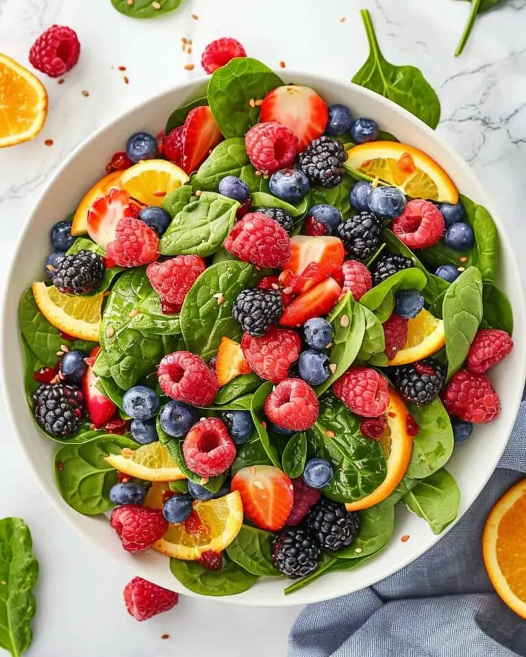 Citrus Berry Spinach Salad