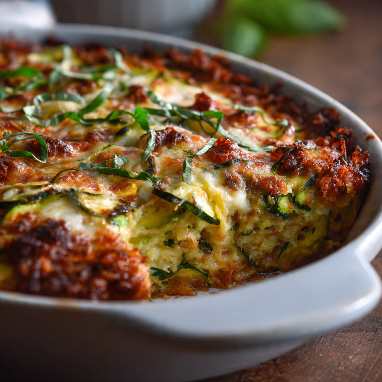 Delicious Guilt-Free Zucchini Pizza Casserole Recipe