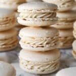 French Macarons with Vanilla Buttercream Filling