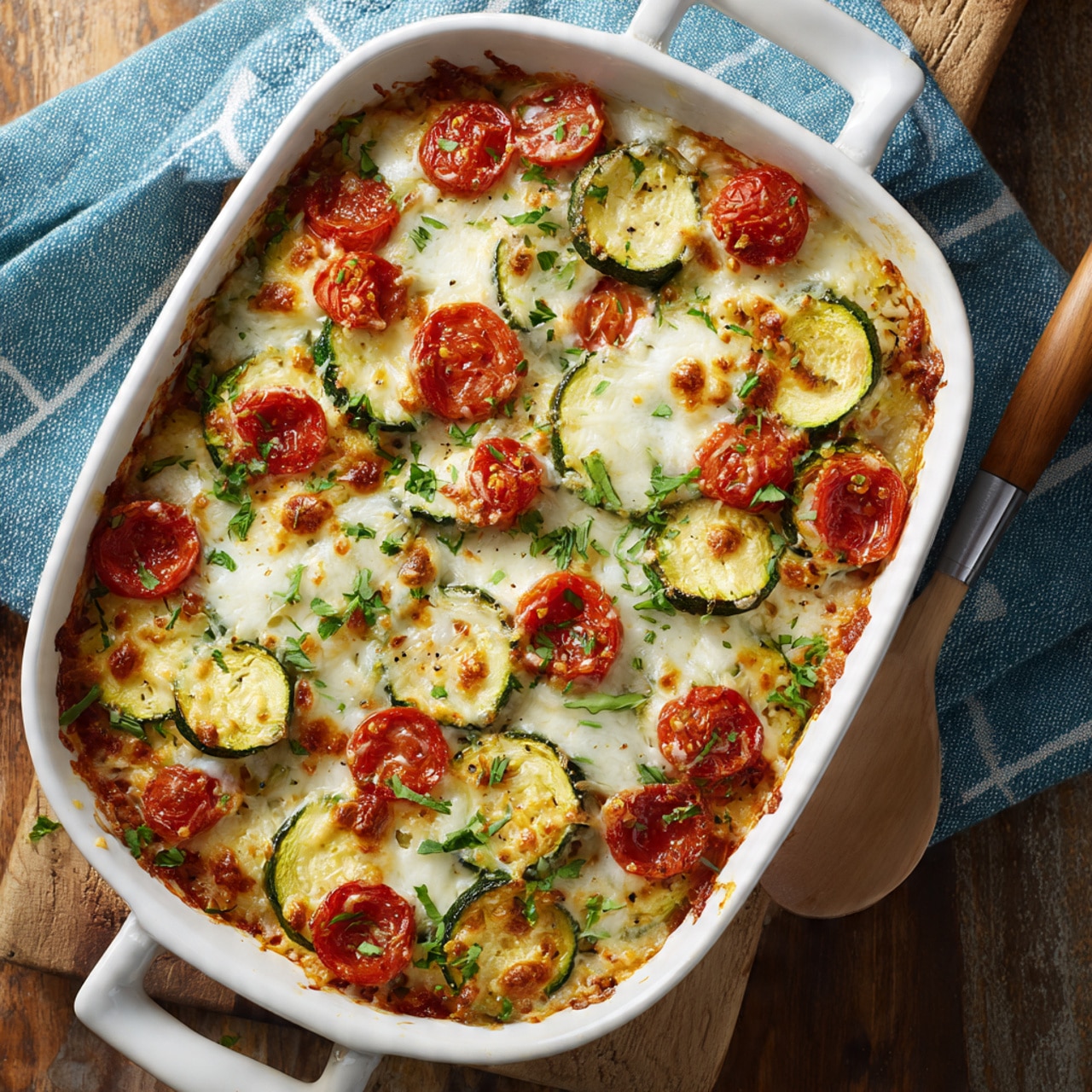 Delicious Guilt-Free Zucchini Pizza Casserole Recipe