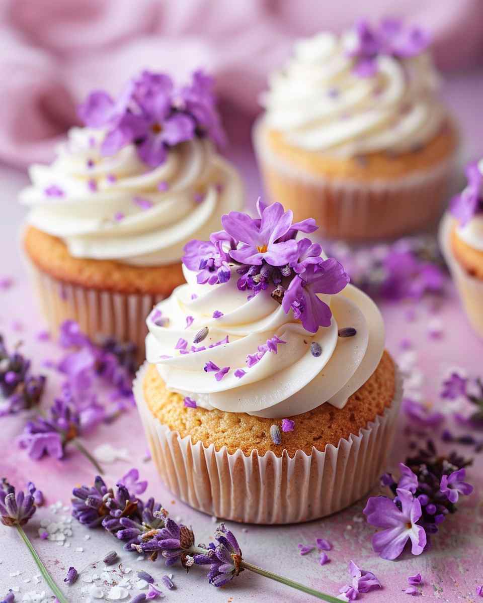 Lavender Honey Cupcakes