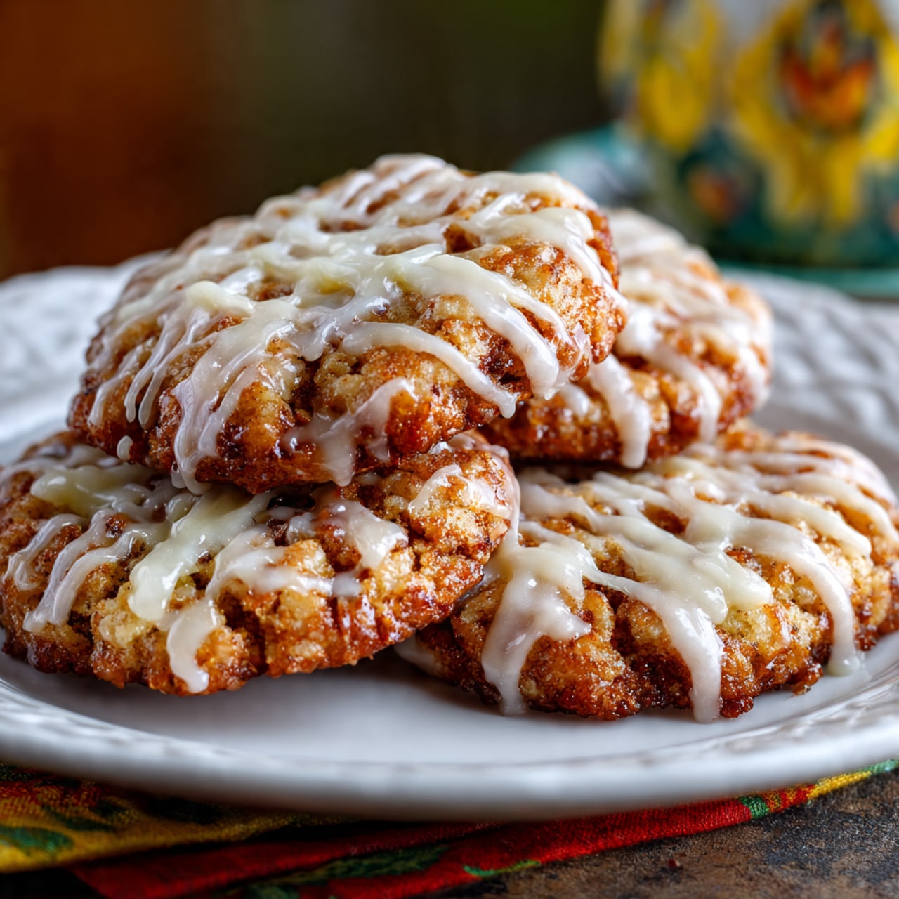 Keto Apple Fritter Cookies