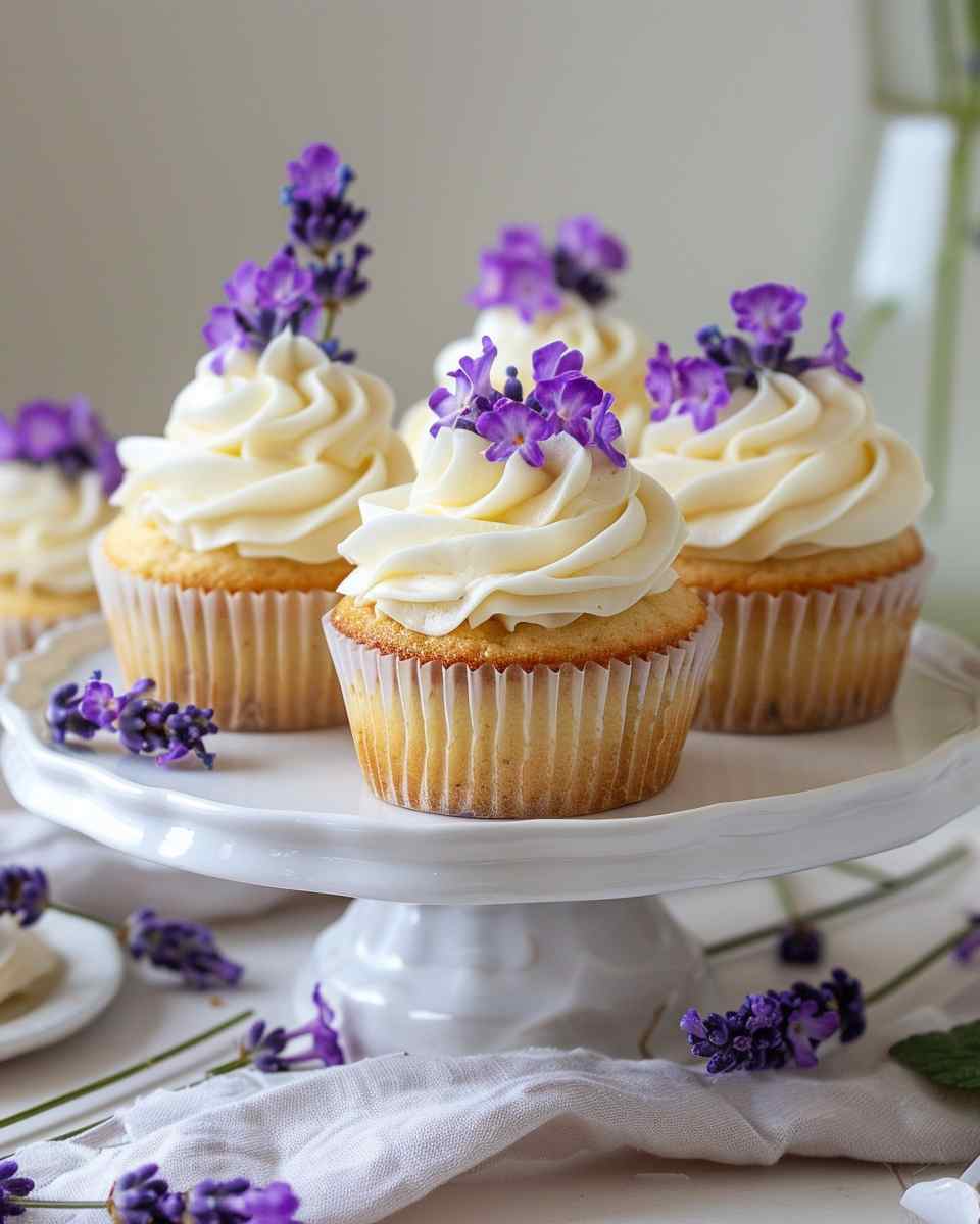 Lavender Honey Cupcakes