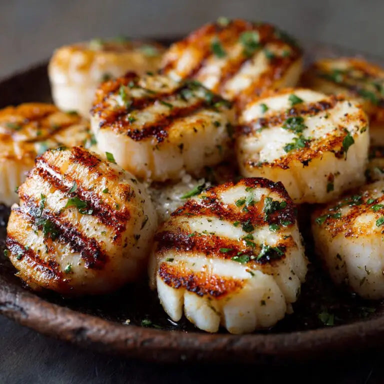 Sizzling Grilled Scallops