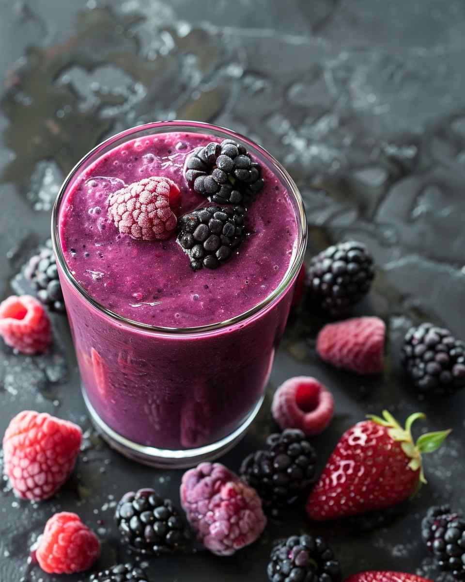 Berry Purple Power Smoothie