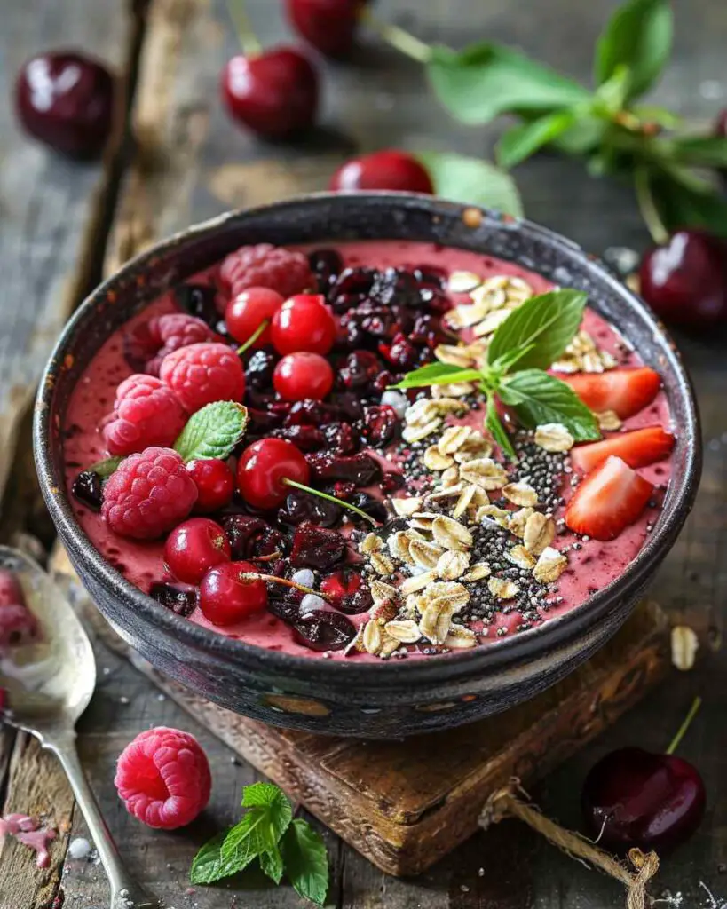 Cherry Berry Smoothie Bowl