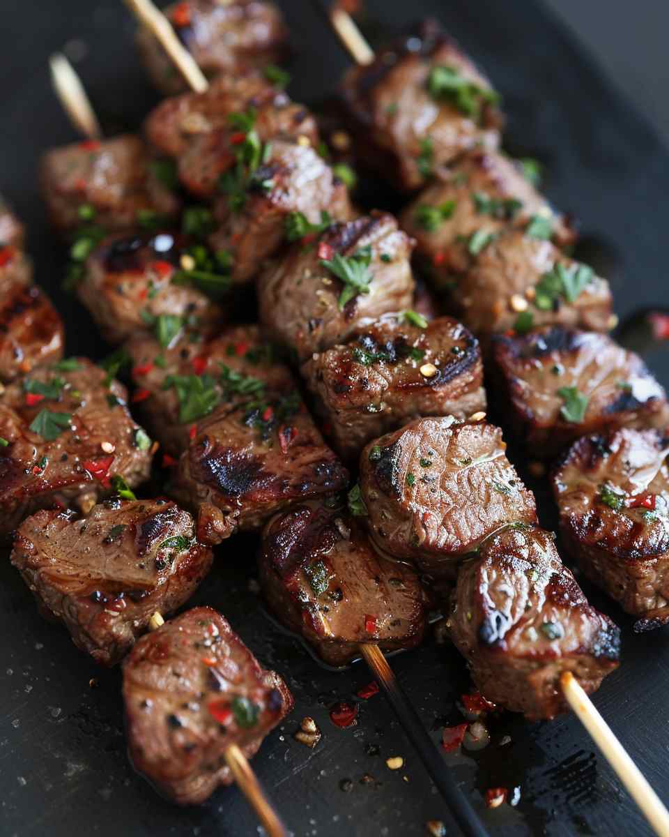 Grilled Steak Kebabs