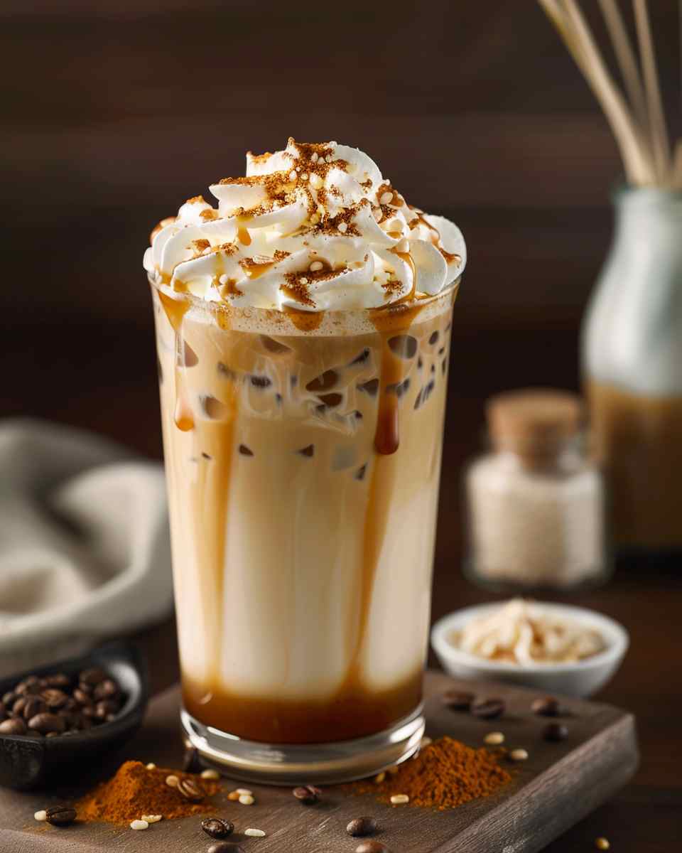 Iced Caramel Latte 5 Iced Caramel Latte