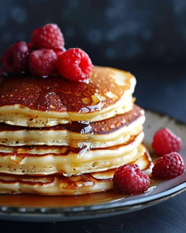 Cream Cheese-Filled Breakfast Pancakes