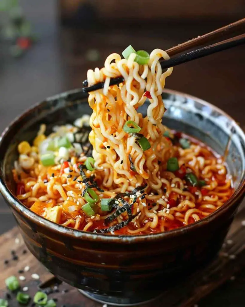 10-Minute Saucy Ramen Noodles