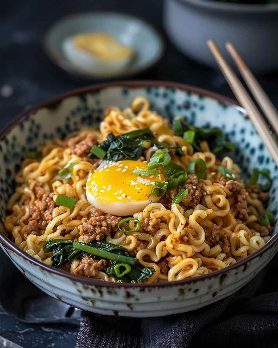 10-Minute Saucy Ramen Noodles
